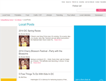 Tablet Screenshot of dc.todaysmama.com
